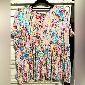 Cute floral baby doll type shirt